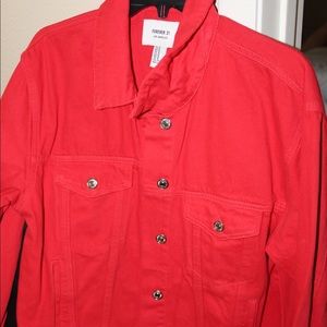 Red Denim Jacket